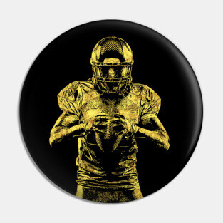 Football Player UNIQUE abstract artwork style for all the gridiron fans Pin