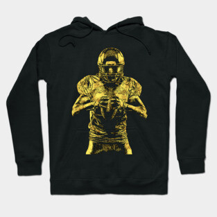 Football Player UNIQUE abstract artwork style for all the gridiron fans Hoodie
