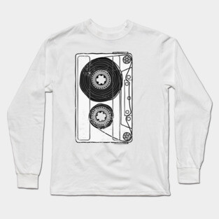 Vintage Retro Mixtape Made in the 80s Cassette Tape Long Sleeve T-Shirt