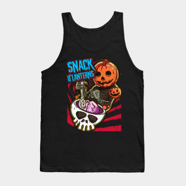Snack O'lanterns Halloween Funny Tank Top by creative