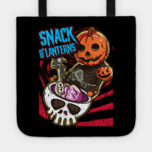 Snack O'lanterns Halloween Funny Tote
