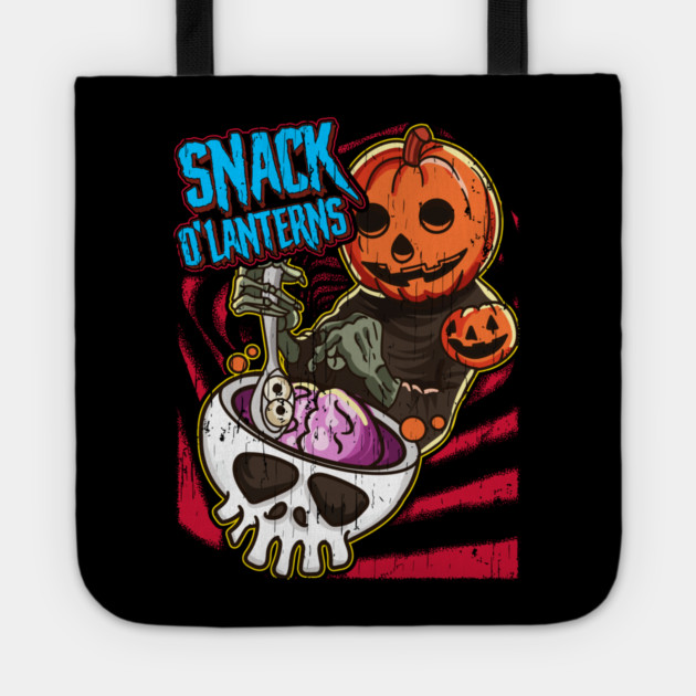 Snack O'lanterns Halloween Funny Tote by creative