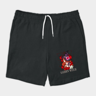 Garden Witch Halloween Shorts