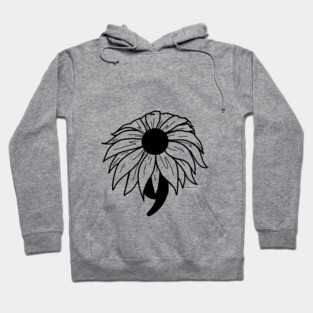 Semicolon Flower Hoodie