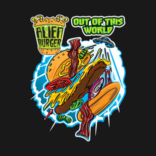 Big Bang Burger Alien Burger T-Shirt