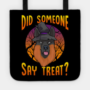 Did Someone Say Treat? German Shepherd Halloween Tote