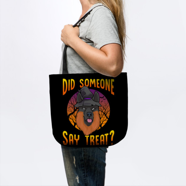 Did Someone Say Treat? German Shepherd Halloween by creative