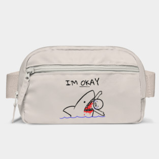 I'm Okay Eaten By Shark Bag