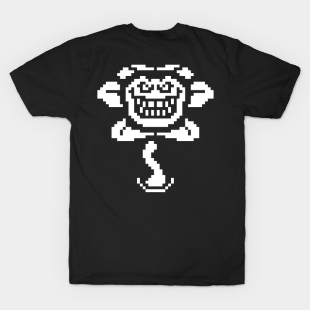 Flowey from Undertale, front and back Undertale T-Shirt