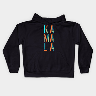 Kamala Vintage text Kids Hoodie