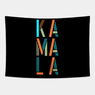 Kamala Vintage text Tapestry