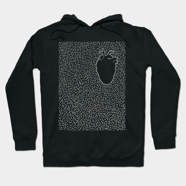 Empty heart Hoodie by BRAVE CREATION