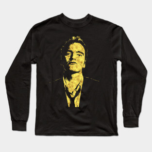 Legendary QUENTIN TARANTINO Abstract Art Style Sketch Portrait Long Sleeve T-Shirt
