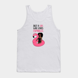 Just a Girl Who Loves Flamingos, Flamingo Lover Tank Top