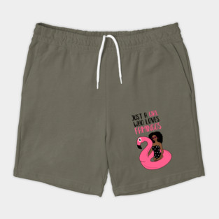 Just a Girl Who Loves Flamingos, Flamingo Lover Shorts