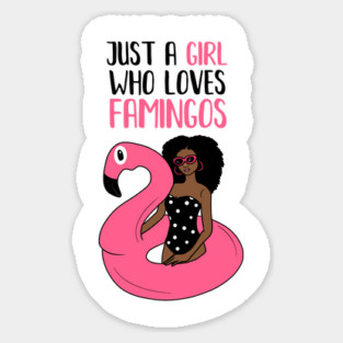 Just a Girl Who Loves Flamingos, Flamingo Lover Magnet