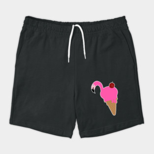 Flamingo Lover, Icecream Dripping Shorts