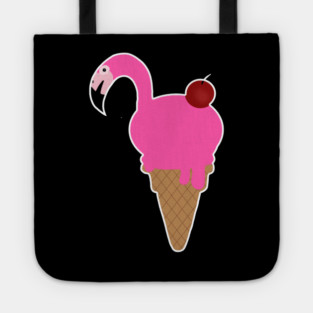 Flamingo Lover, Icecream Dripping Tote