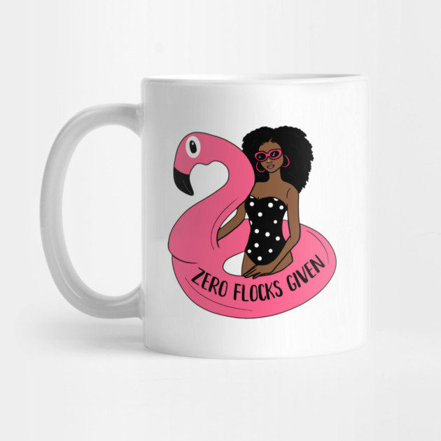Zero Flocks Flamingo Given, Funny Love Flamingos by logiamerch