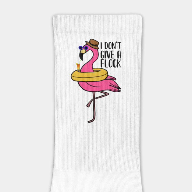 I don't give a Flock, Funny Flamingo Lover Gift by logiamerch
