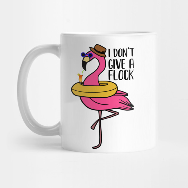 I don't give a Flock, Funny Flamingo Lover Gift by logiamerch