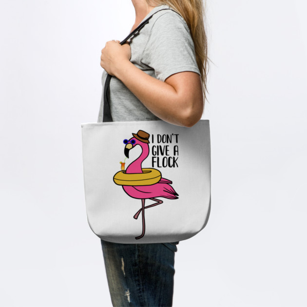 I don't give a Flock, Funny Flamingo Lover Gift by logiamerch