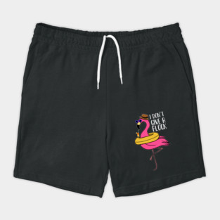 I don't give a Flock, Funny Flamingo Lover Gift Shorts