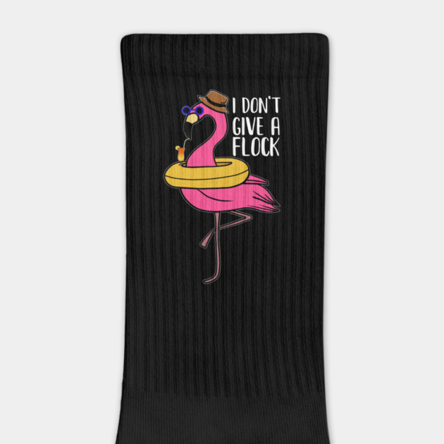 I don't give a Flock, Funny Flamingo Lover Gift by logiamerch