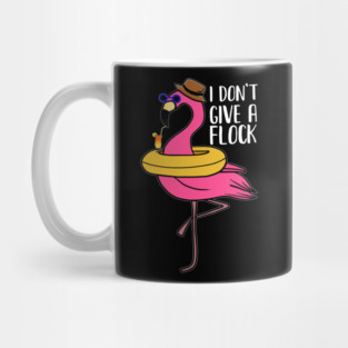 I don't give a Flock, Funny Flamingo Lover Gift Mug