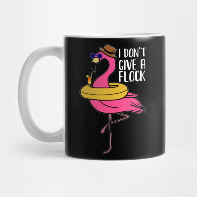 I don't give a Flock, Funny Flamingo Lover Gift by logiamerch