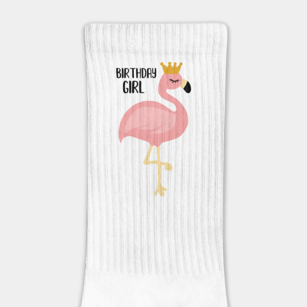 Flamingo, Birthday Girl Gift Princess by logiamerch