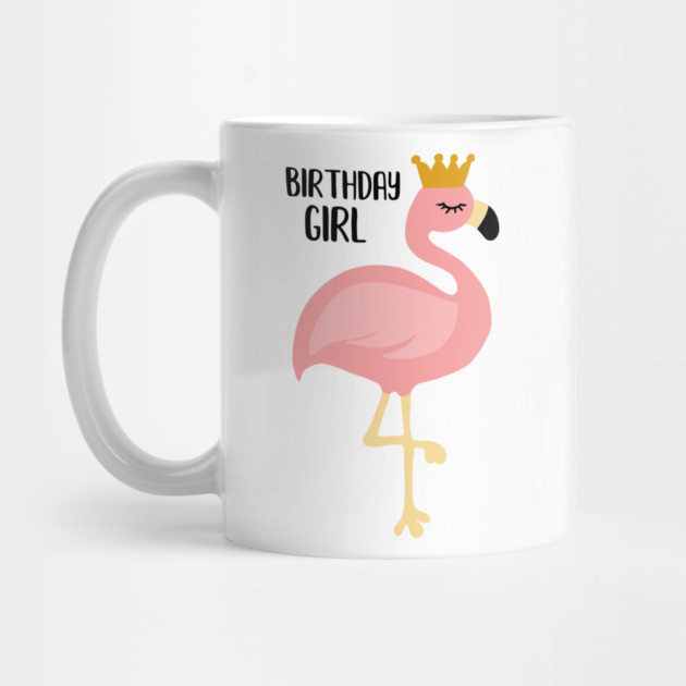 Flamingo, Birthday Girl Gift Princess by logiamerch