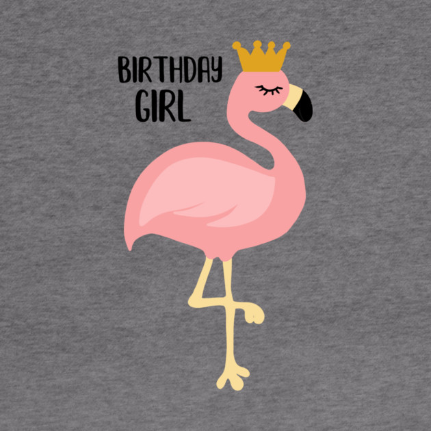 Flamingo, Birthday Girl Gift Princess by logiamerch
