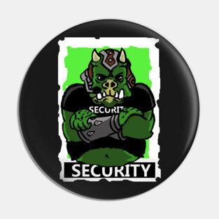 Security Guard company Pin