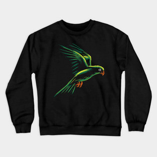 Parrot fly Crewneck Sweatshirt