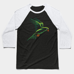 Parrot fly Baseball T-Shirt