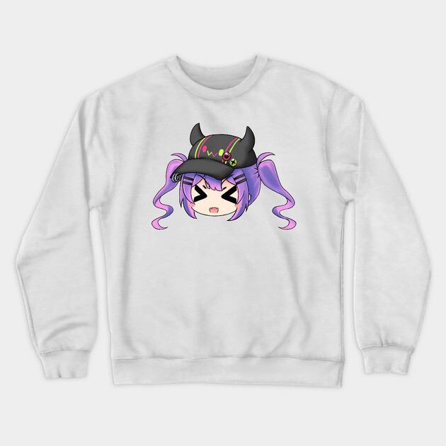 Tokoyami Towa Chibi Virtual Youtuber Crewneck Sweatshirt