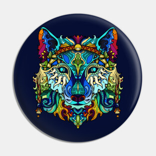 Animal Spirits - Wolf Shaman Pin
