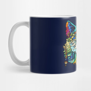 Animal Spirits - Wolf Shaman Mug