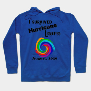 Cool I survived Hurricane Laura Art Hoodie