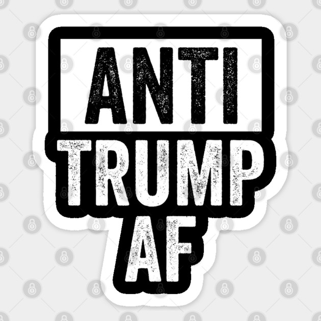 Anti Trump AF Sticker by belownormal