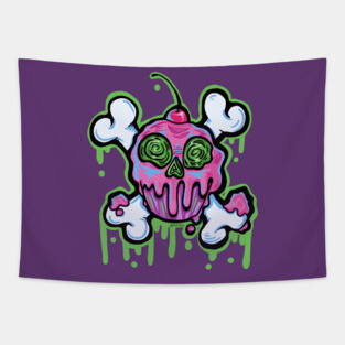Poison Cupcake Tapestry