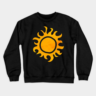 An Amazing Art Of Sun - Radiate Positivity In Pastel Yellow Crewneck Sweatshirt
