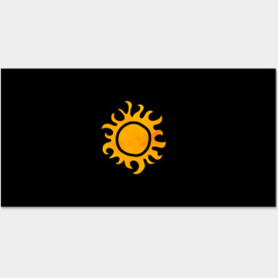 An Amazing Art Of Sun - Radiate Positivity In Pastel Yellow Posters and Art