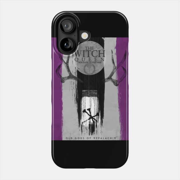 The Witch Queen: Solitude/ACE PRIDE Shirt Phone Case by Old Gods of Appalachia