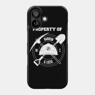 Barrow & Locke white Phone Case