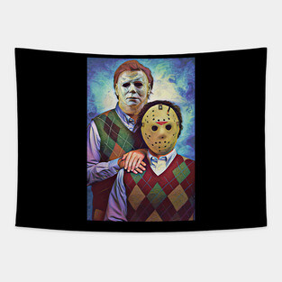 Horror Step Brothers halloween movie Tapestry