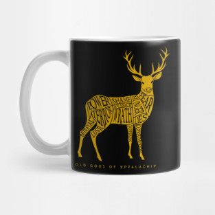 Horned Head: Meatchart Gold Mug
