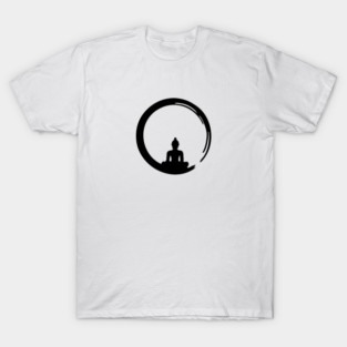 Enso Zen Circle of Enlightenment,  Meditation, Buddha, Buddhism, Japan T-Shirt