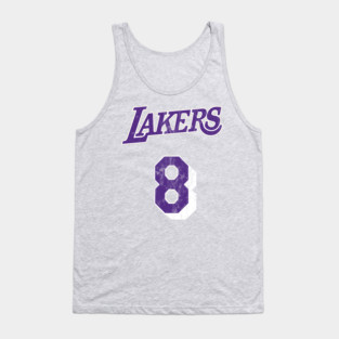 Kobe Bryant #8 rookie practice jersey distressed Tank Top